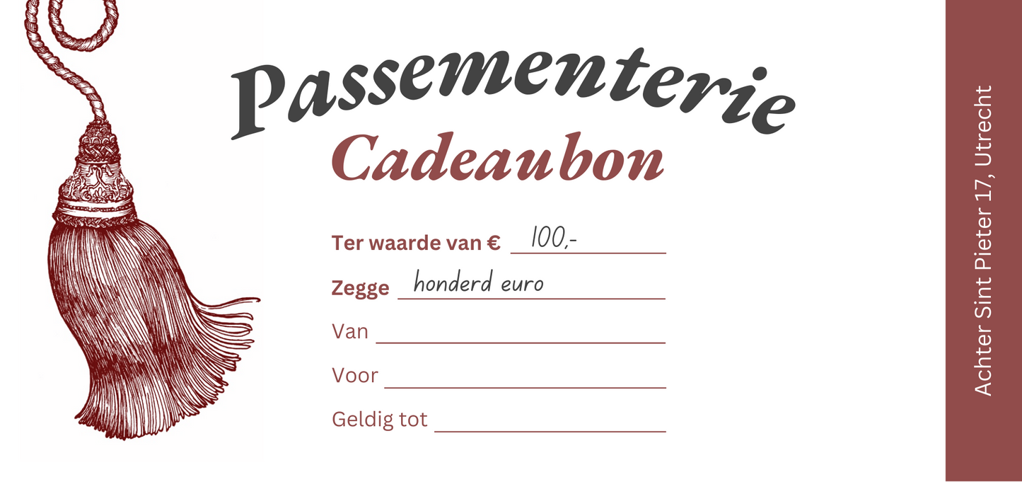 Cadeaubon Passementerie